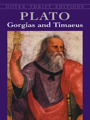 cover image of Gorgias and Timaeus